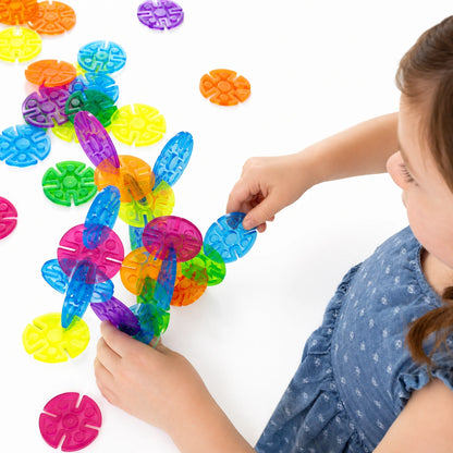Guidecraft Interlox Discs 96 Piece Set-Guidecraft Interlox Discs 96 Piece Set
