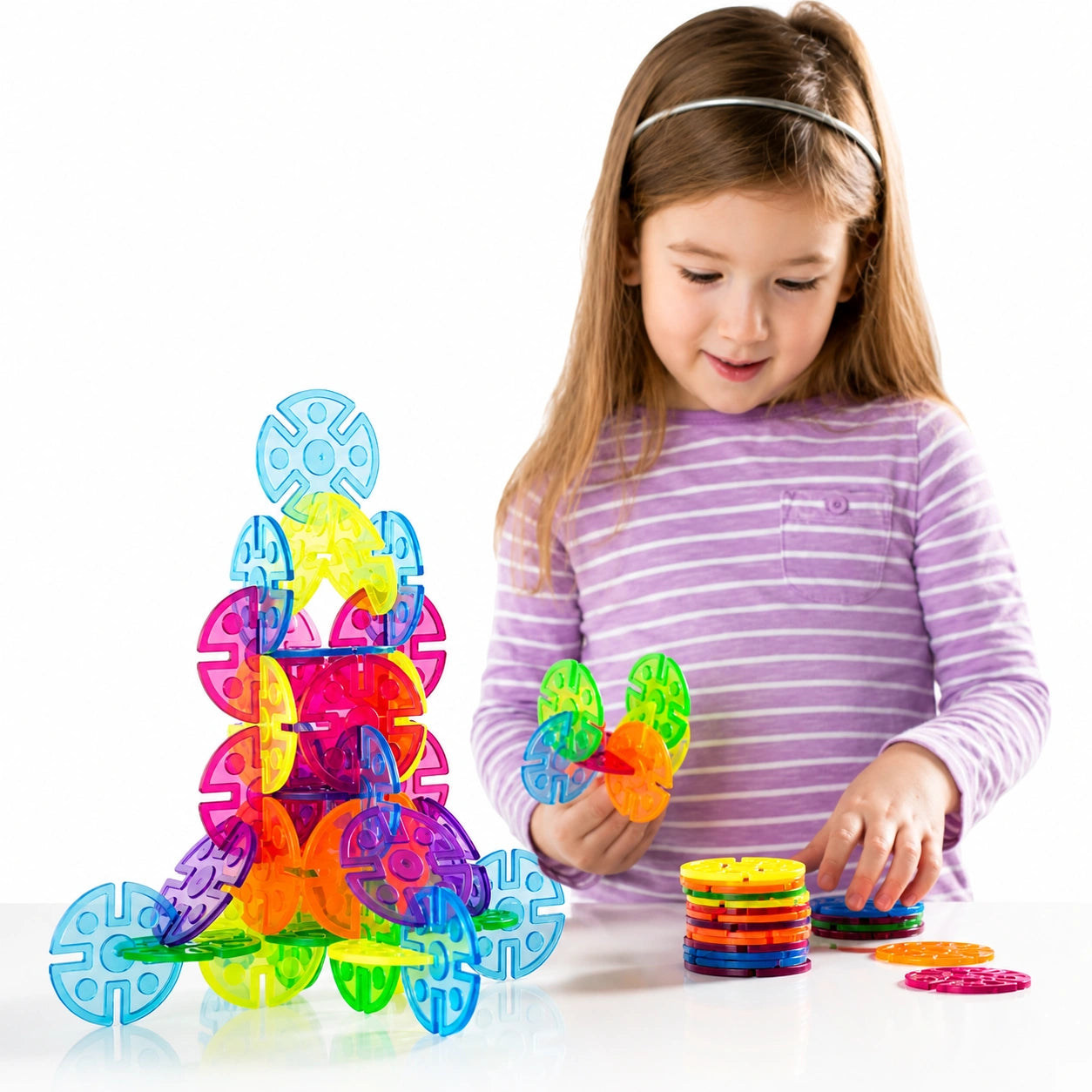 Guidecraft Interlox Discs 96 Piece Set-Guidecraft Interlox Discs 96 Piece Set