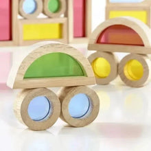 Guidecraft Jr Rainbow Blocks 40 Piece Set-Guidecraft Jr Rainbow Blocks 40 Piece Set
