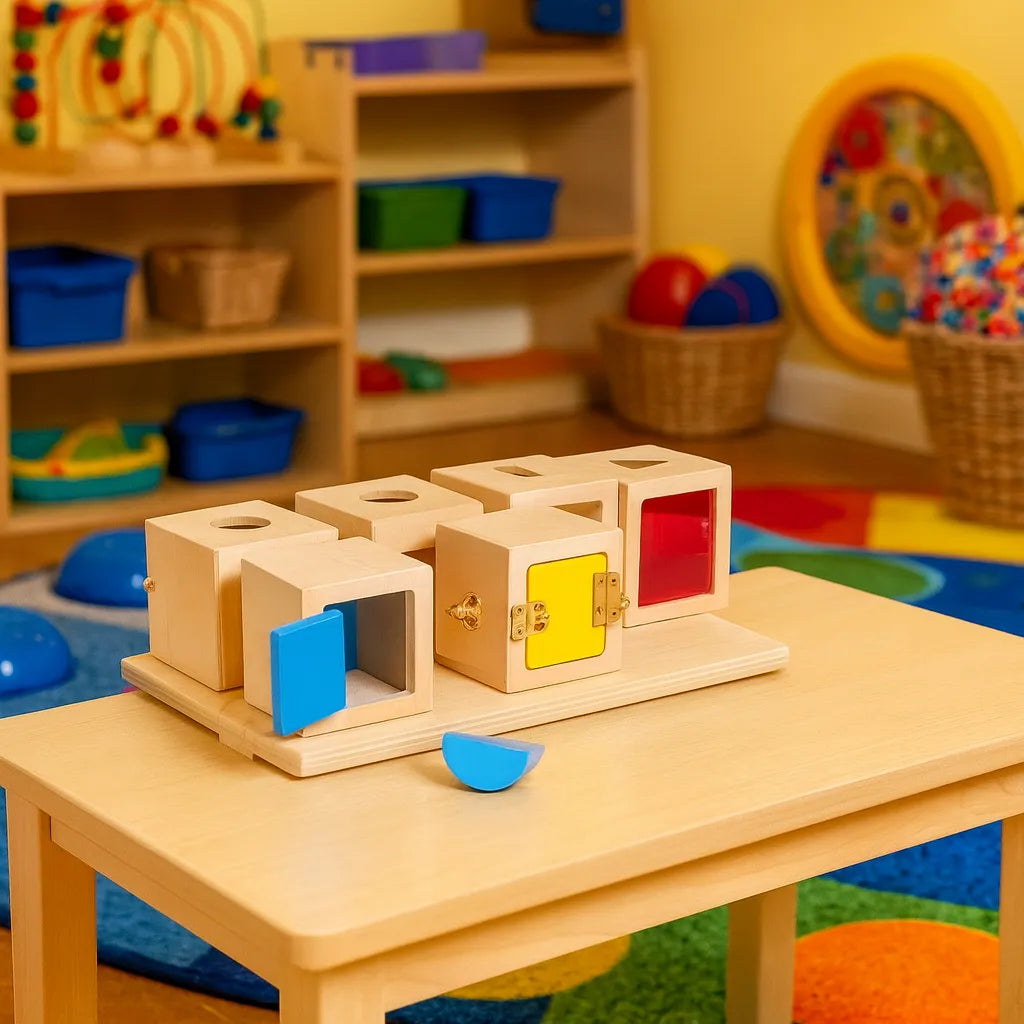 Guidecraft Peekaboo Lock Boxes-Guidecraft Peekaboo Lock Boxes