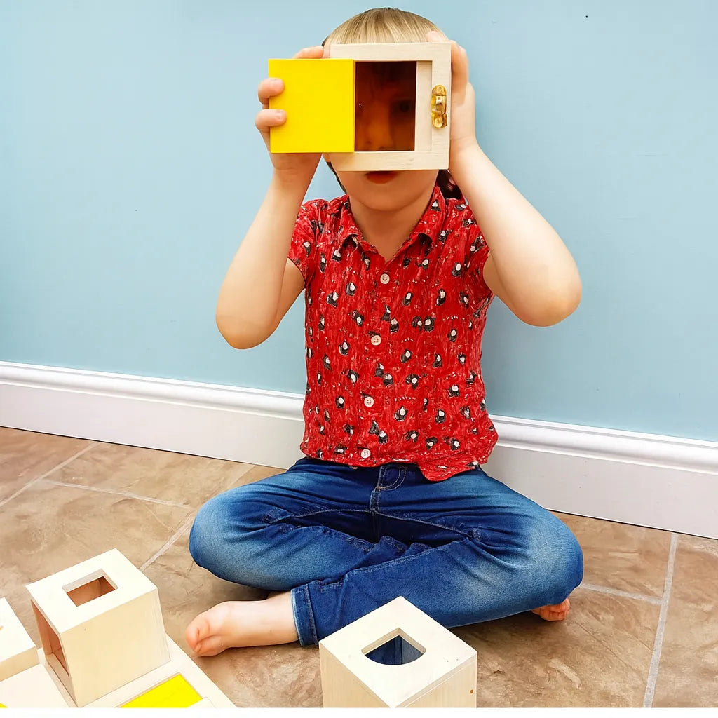 Guidecraft Peekaboo Lock Boxes-Guidecraft Peekaboo Lock Boxes