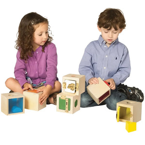 Guidecraft Peekaboo Lock Boxes-Guidecraft Peekaboo Lock Boxes