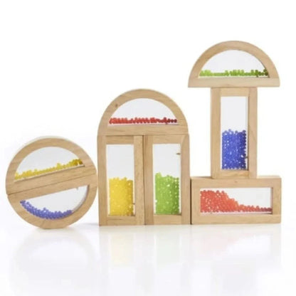 Guidecraft Rainbow Blocks Crystal Bead-Guidecraft Rainbow Blocks Crystal Bead