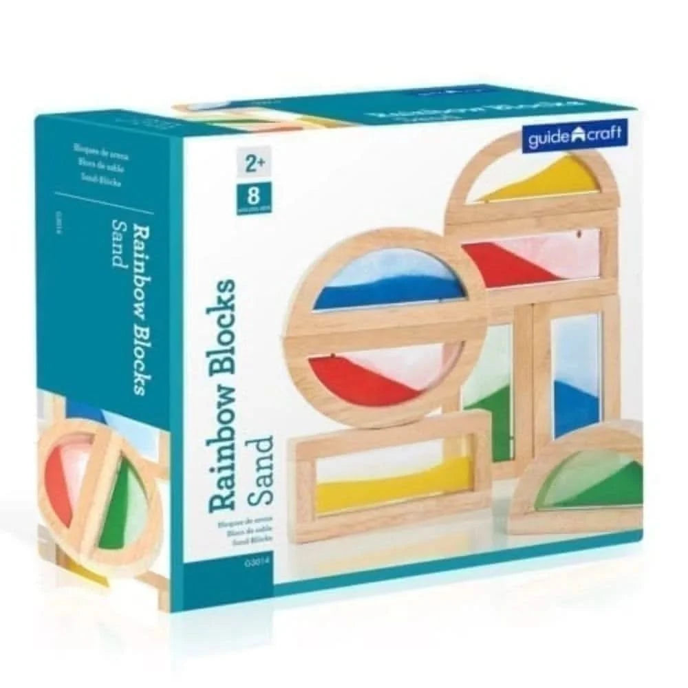Guidecraft Rainbow Blocks Sand-Guidecraft Rainbow Blocks Sand