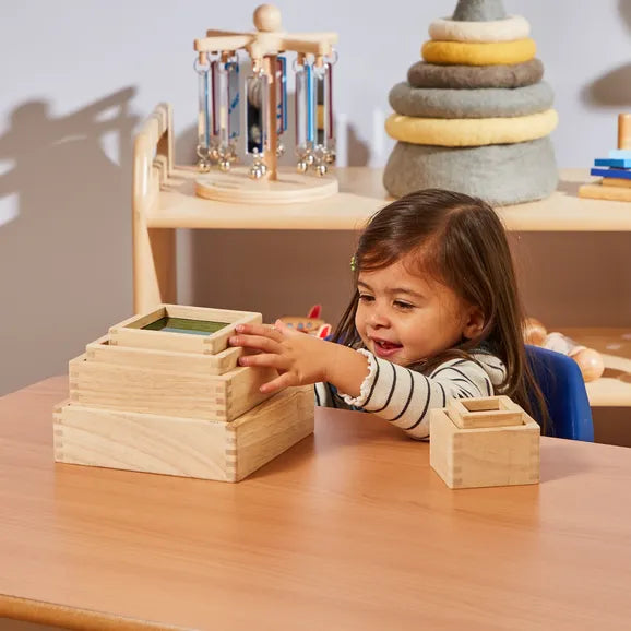 Guidecraft Stacking Rainbow Pyramid-Guidecraft Stacking Rainbow Pyramid