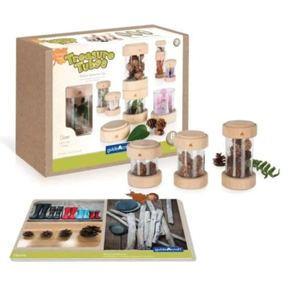 Guidecraft Treasure Tubes Clear-Guidecraft Treasure Tubes Clear