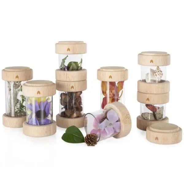 Guidecraft Treasure Tubes Clear-Guidecraft Treasure Tubes Clear