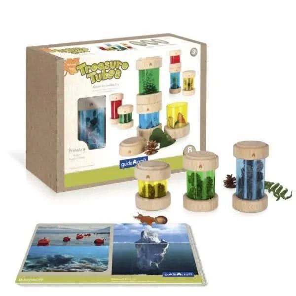 Guidecraft Treasure Tubes Primary-Guidecraft Treasure Tubes Primary