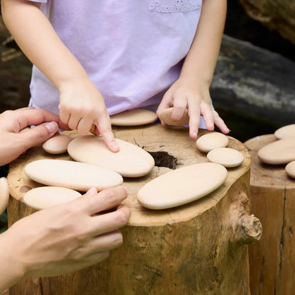 Guidecraft Wood Stackers River Stones-Guidecraft Wood Stackers River Stones