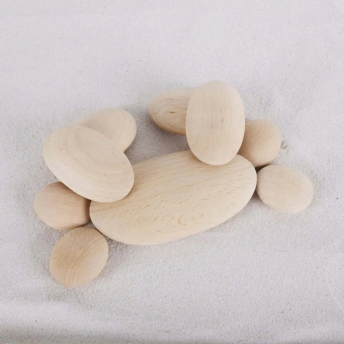 Guidecraft Wood Stackers River Stones-Guidecraft Wood Stackers River Stones