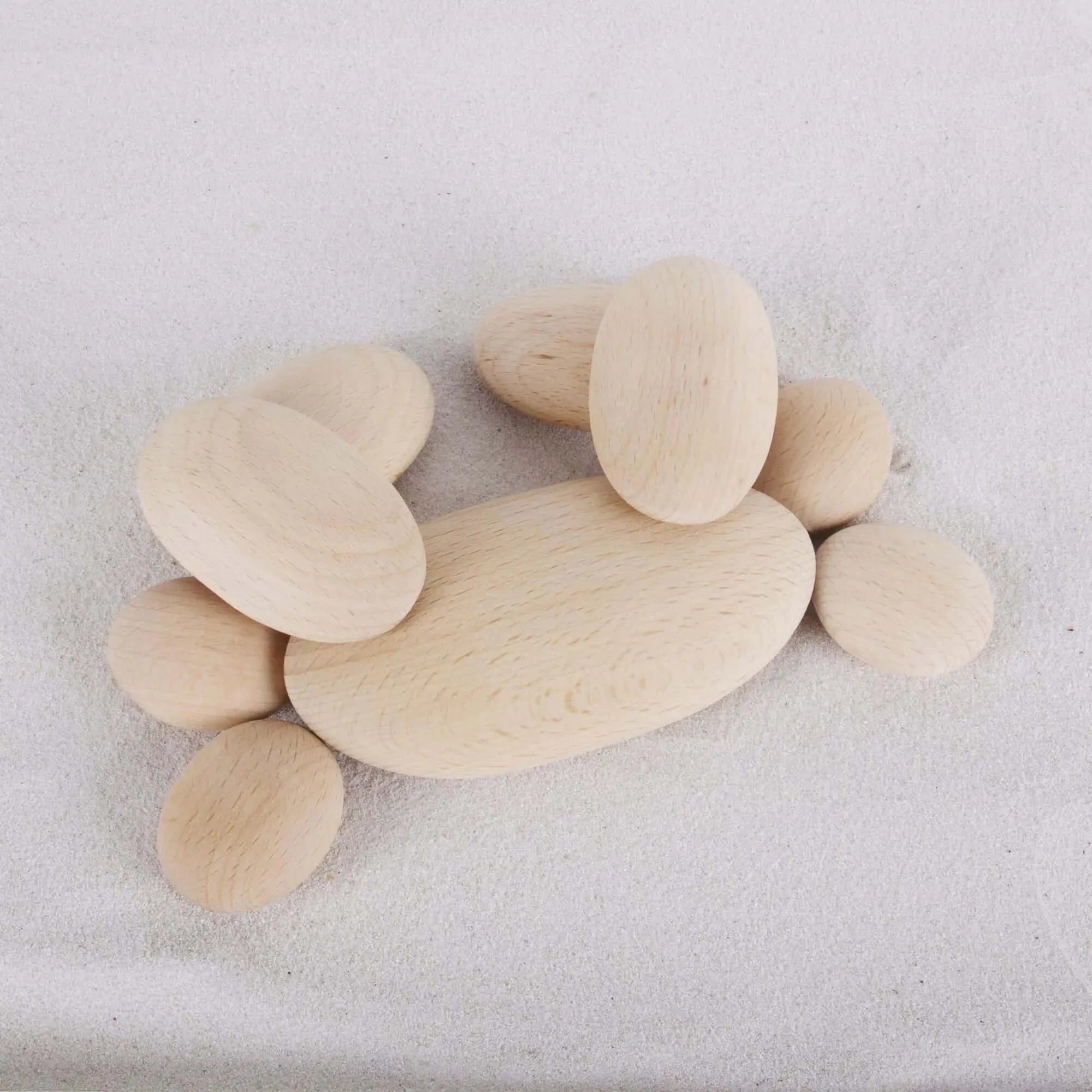 Guidecraft Wood Stackers River Stones-Guidecraft Wood Stackers River Stones