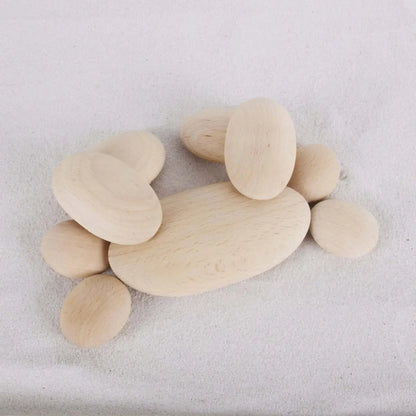 Guidecraft Wood Stackers River Stones-Guidecraft Wood Stackers River Stones