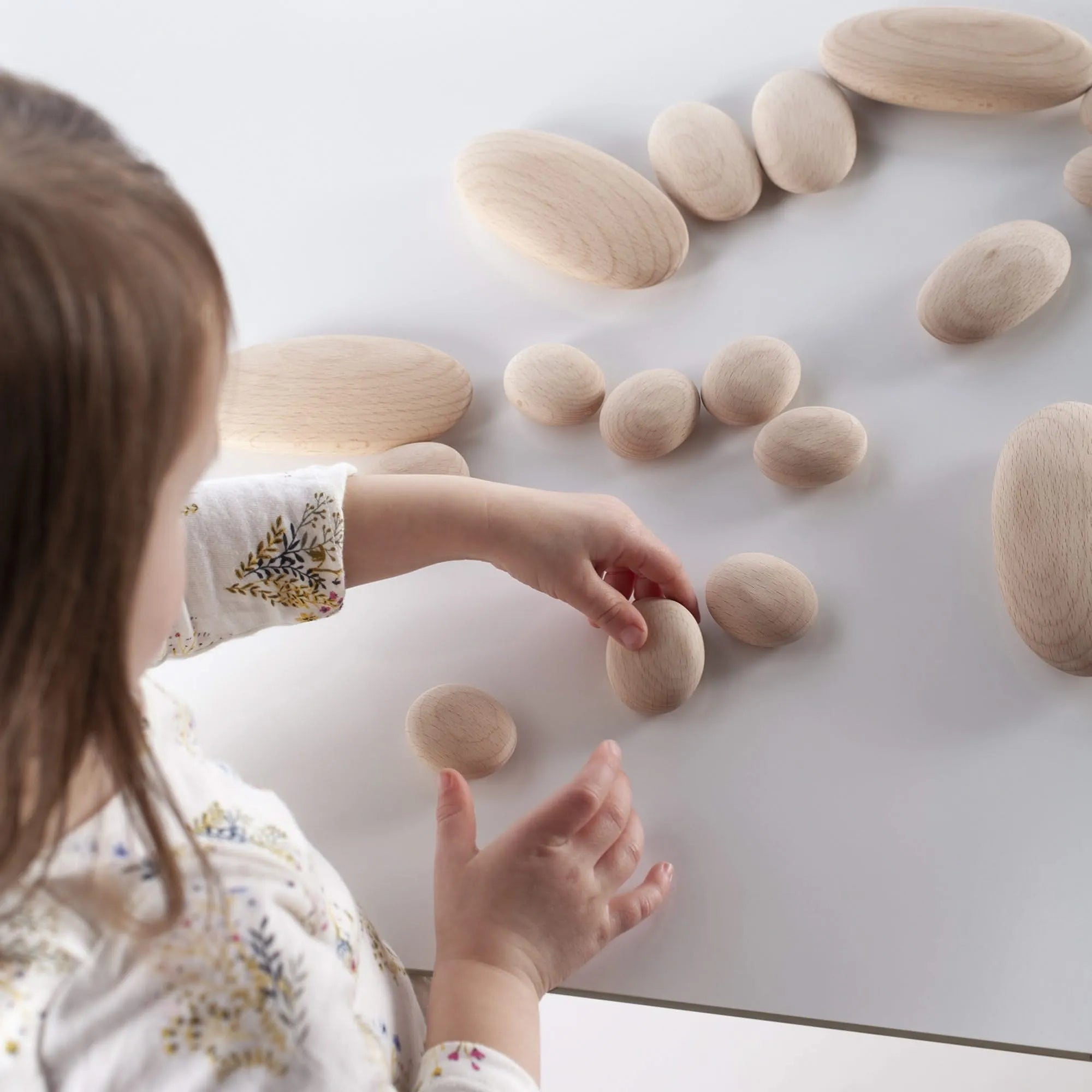 Guidecraft Wood Stackers River Stones-Guidecraft Wood Stackers River Stones