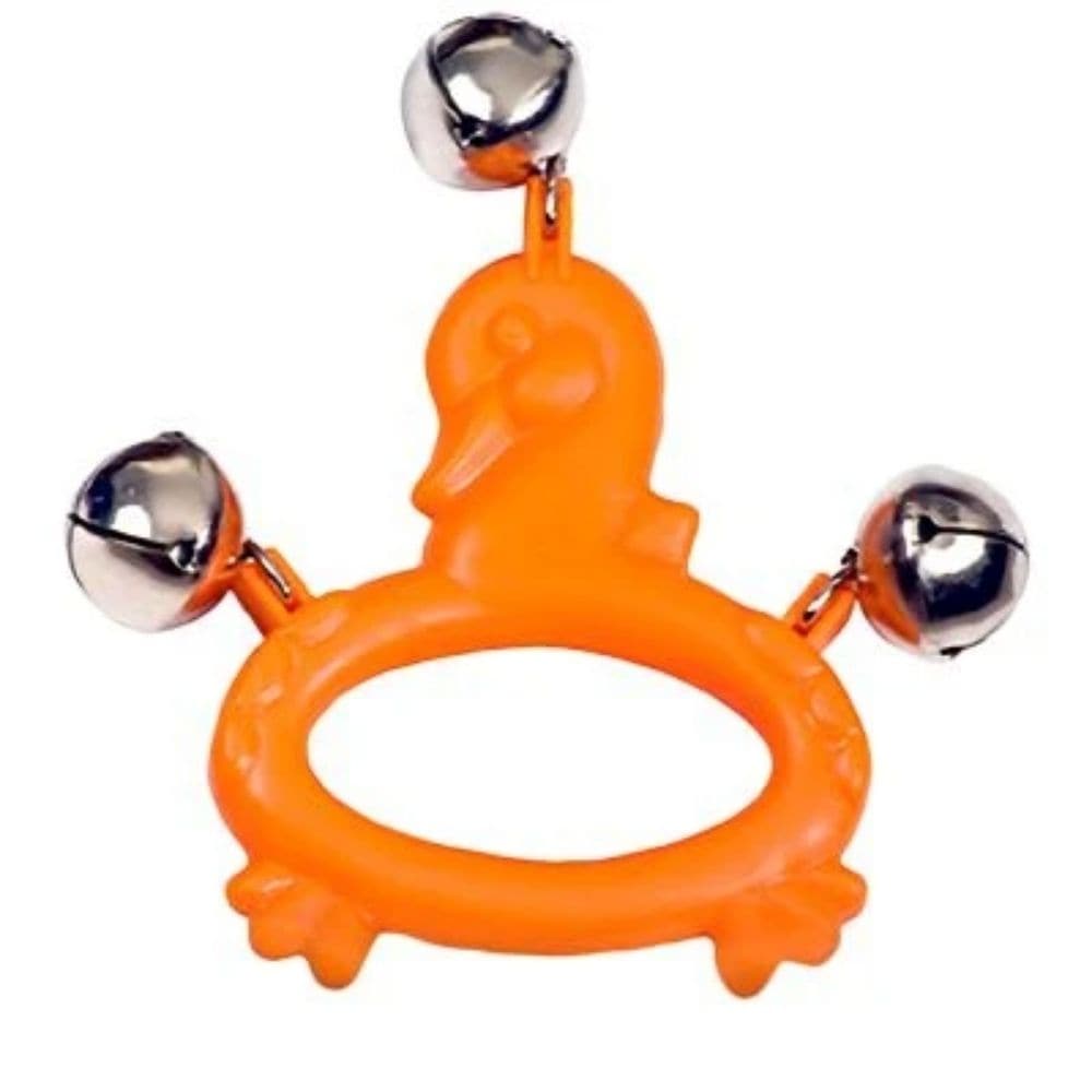 Halilit Animal Jingle Bell, These Halilit Animal Jingle Bell come in 4 great shapes and a range of colours.The Halilit Animal Jingle Bell each have 3 bells and are extremely easy to grab and shake,the bells are attached well and will not fall off. Each Halilit Animal Jingle Bell is brightly coloured and makes an attractive jingle sound. Halilit Animal Jingle Bell Easy to grasp ring shape Fun animals Bright colours Each with 3 bells Suitable from 2yrs Specifications Approximate size: 12.5cm, Halilit Animal J