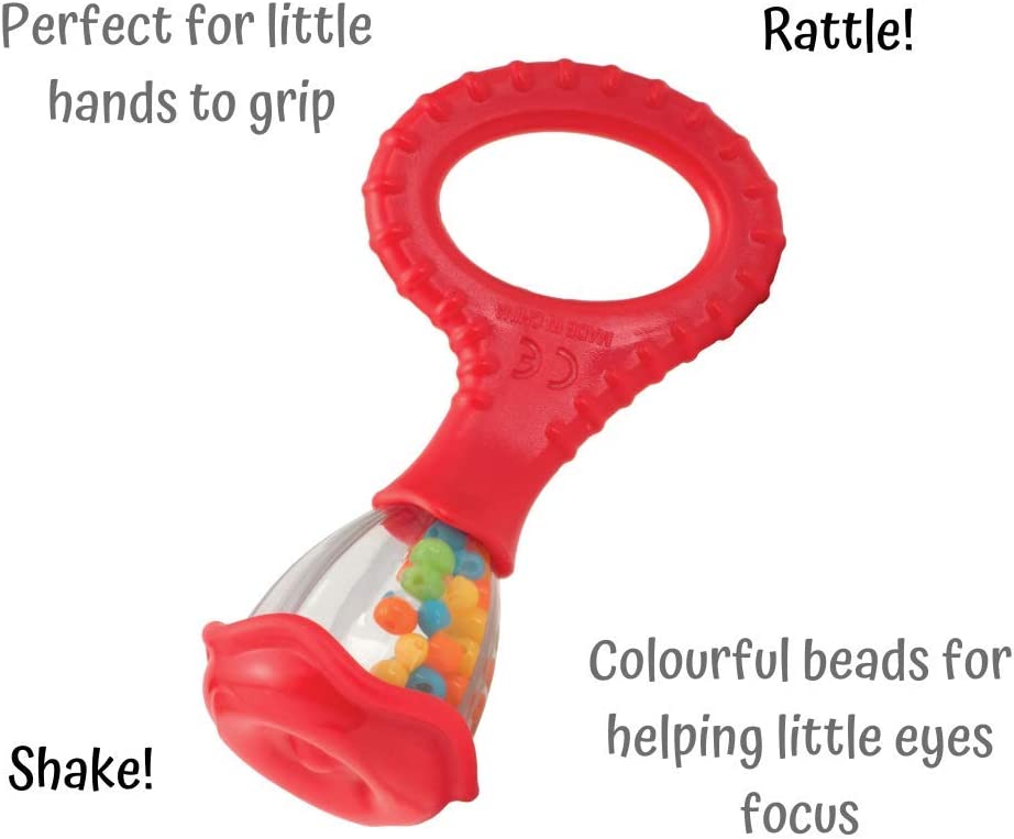Halilit Baby Band Musical Instrument Gift Set, The fantastic Baby Band Gift Set Introduces baby to the wonderful world of music with this specially selected set of musical instruments. This Halilit Baby Band set is a lovely gentle introduction to music which will enhance a child's aural and motor skill development from a very early age. The four Halilit Baby Band instruments are colourful, bright and full of intriguing textures and fascinating sounds. The Halilit Baby Band set includes a bestselling Rainbos