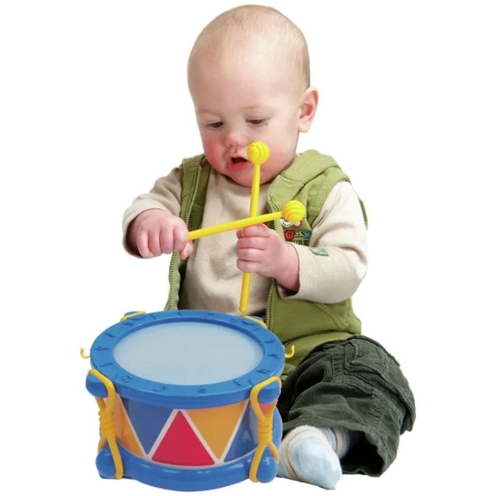 Halilit Baby Drum, Introduce your little one to the world of music with the Halilit Baby Drum! This high-quality instrument is specially designed for the youngest musicians in mind, perfect for mini maestros as young as 18 months. Not only does it look great, but it's also built with durability and safety at its core. Halilit Baby Drum Features: Professional Quality: This Halilit Baby Drum isn't just a toy; it features a professional-quality drum skin that produces rich, deep sounds, ensuring an authentic m
