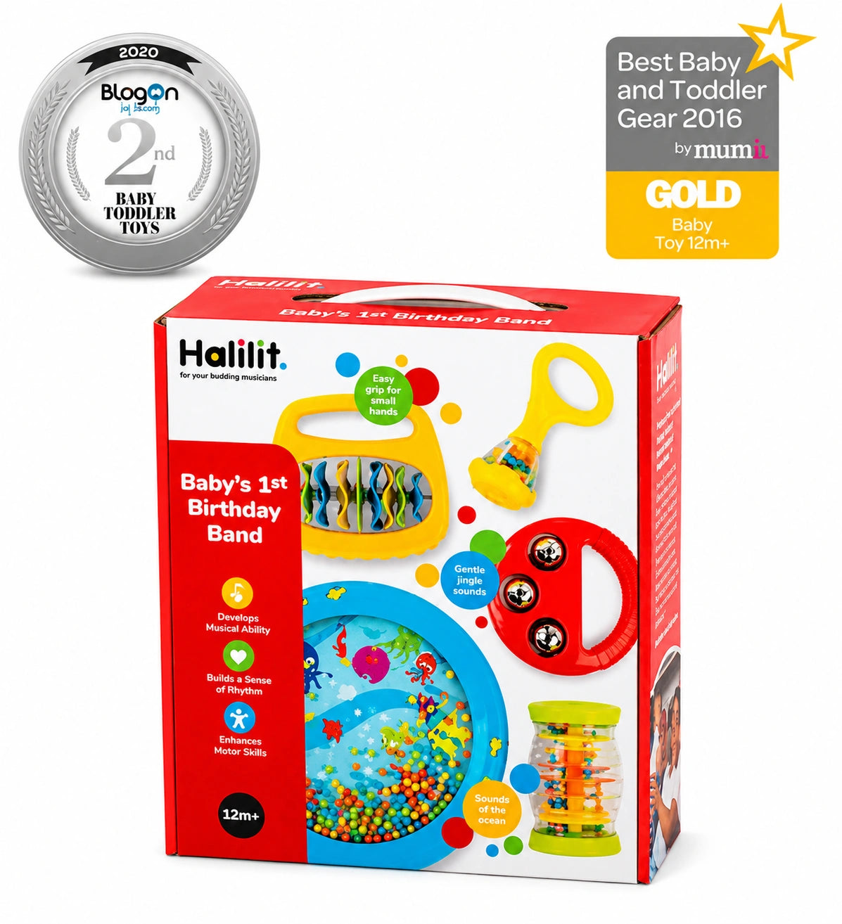 Halilit Baby's First Birthday Band Gift Set-Halilit Baby's First Birthday Band Gift Set