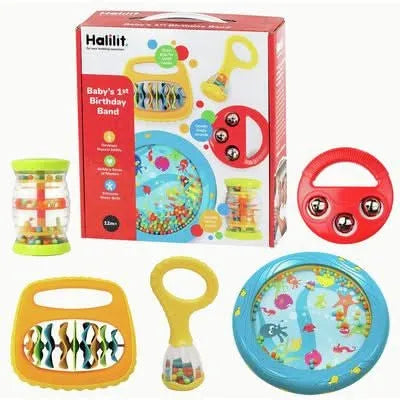 Halilit Baby's First Birthday Band Gift Set-Halilit Baby's First Birthday Band Gift Set