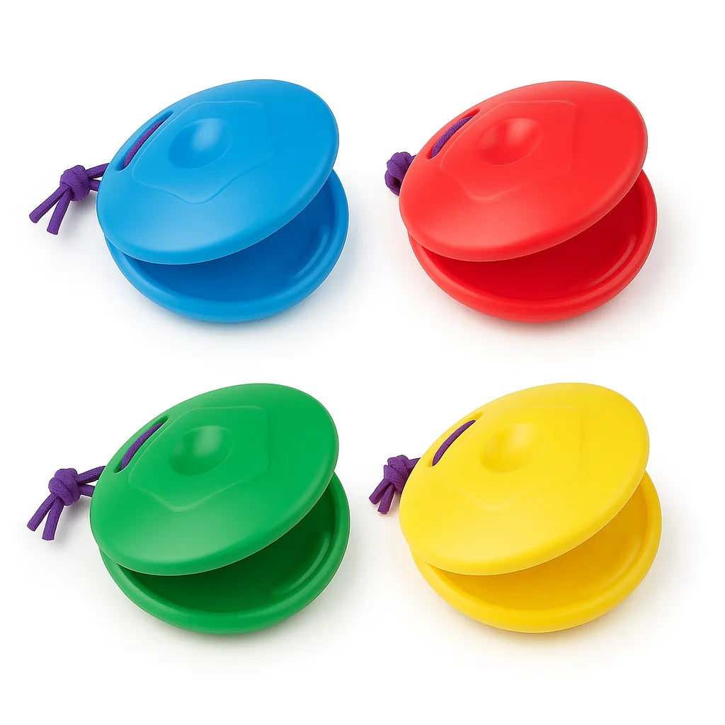 Halilit Castanets Multicoloured - Pack of 36-Halilit Castanets Multicoloured - Pack of 36