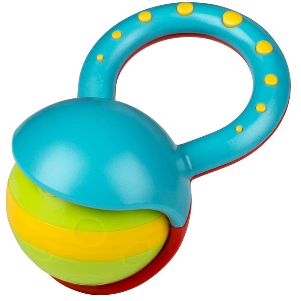 Halilit Roller Ball, Combining sounds and activity in one delightful magical rattle, the Halilit Roller Ball is a perfect introduction to rhythm in motion. The Halilit Roller Ball is captivating babies with its soft, rolling sounds. Suitable from 3months it features a textured grip that's perfect for small hands and early stages of dexterity.The Halilit Roller Ball is a tactile rolling ball which makes a delightful shaker sound and features a textured grip perfect for small hands. Halilit Roller Ball A tact