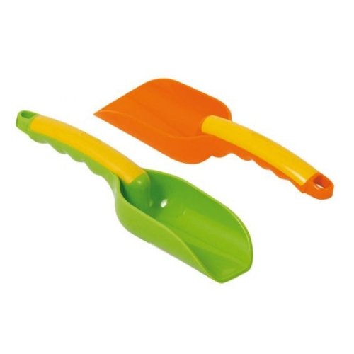 Hand Shovel Pack of 2, Enhance your child's sand and garden play with the Gowi Toys Hand Shovel Pack of 2. Crafted from durable and sturdy plastic, these shovels are built to withstand countless hours of playtime. Featuring vibrant and eye-catching colours, these shovels are not only practical but also visually appealing. The bright hues ignite your child's imagination and bring added excitement to their outdoor adventures.Designed with wide bases, these shovels offer stability and balance, making them easi