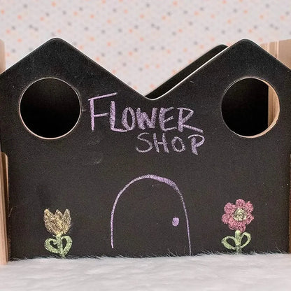 Happy Architect Chalkboard Create and Play Village - Pack of 28-Happy Architect Chalkboard Create and Play Village - Pack of 28