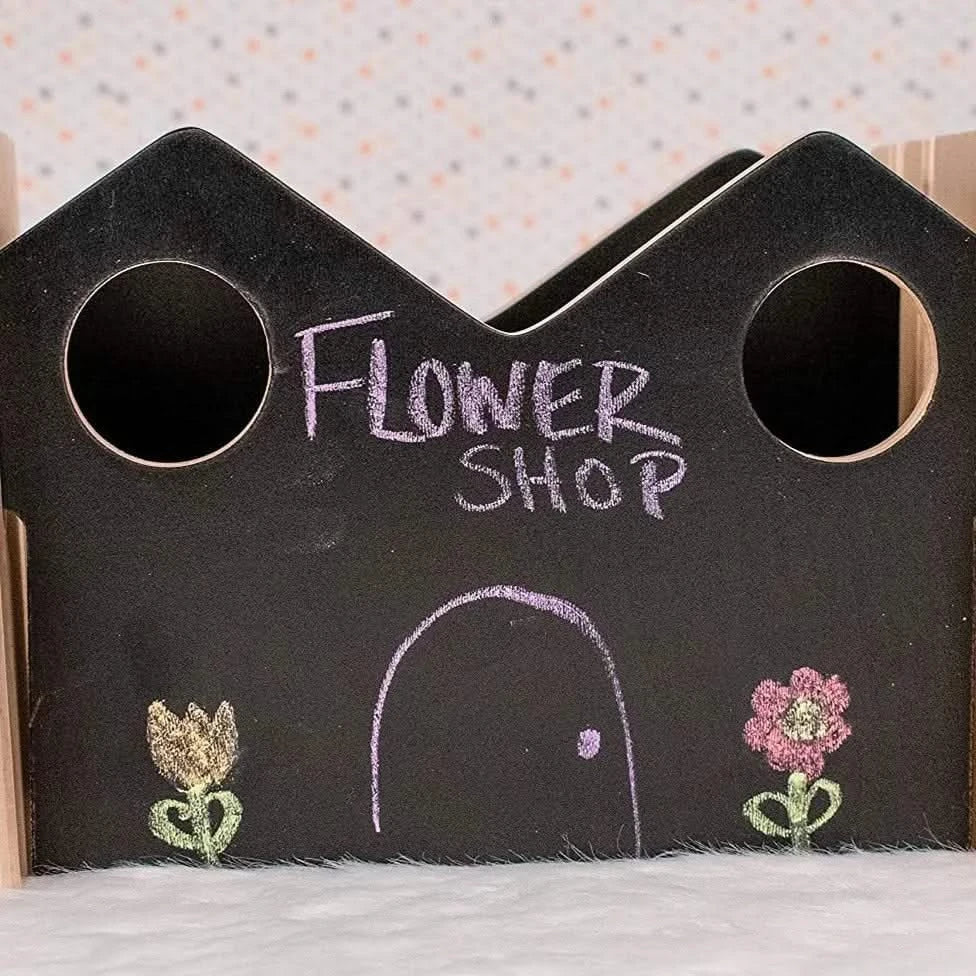 Happy Architect Chalkboard Create and Play Village - Pack of 28-Happy Architect Chalkboard Create and Play Village - Pack of 28
