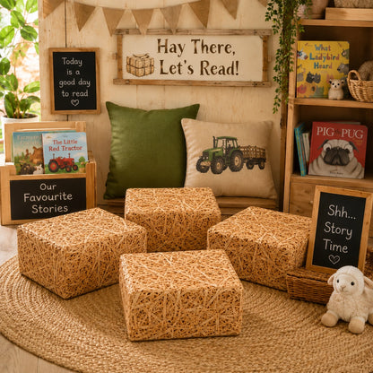 Hay Bale Buffets Set Of 4
