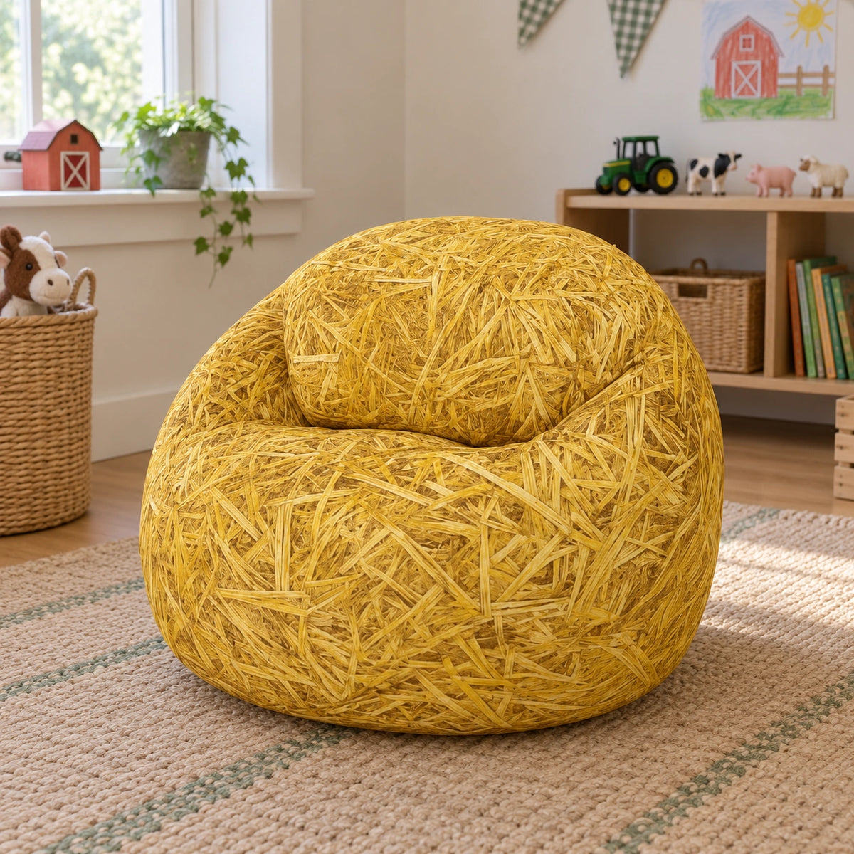 Hay Beany Chair – nursery bucket seat view