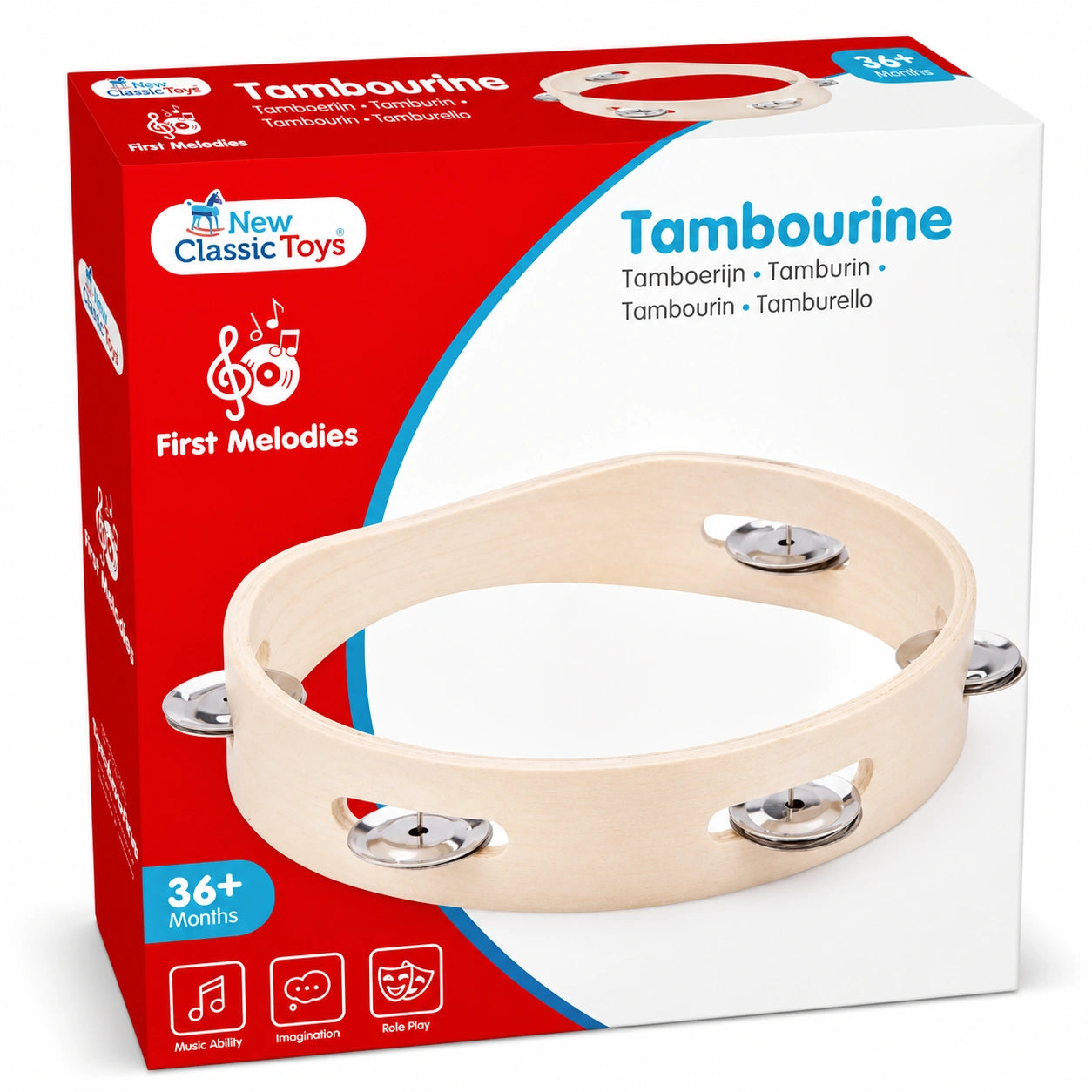 Headless Tambourine 5 Pairs Jingle-Headless Tambourine 5 Pairs Jingle