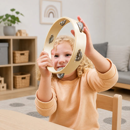 Headless Tambourine 5 Pairs Jingle-Headless Tambourine 5 Pairs Jingle