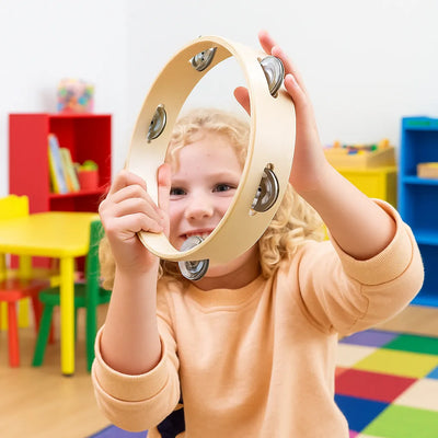 Headless Tambourine 5 Pairs Jingle-Headless Tambourine 5 Pairs Jingle