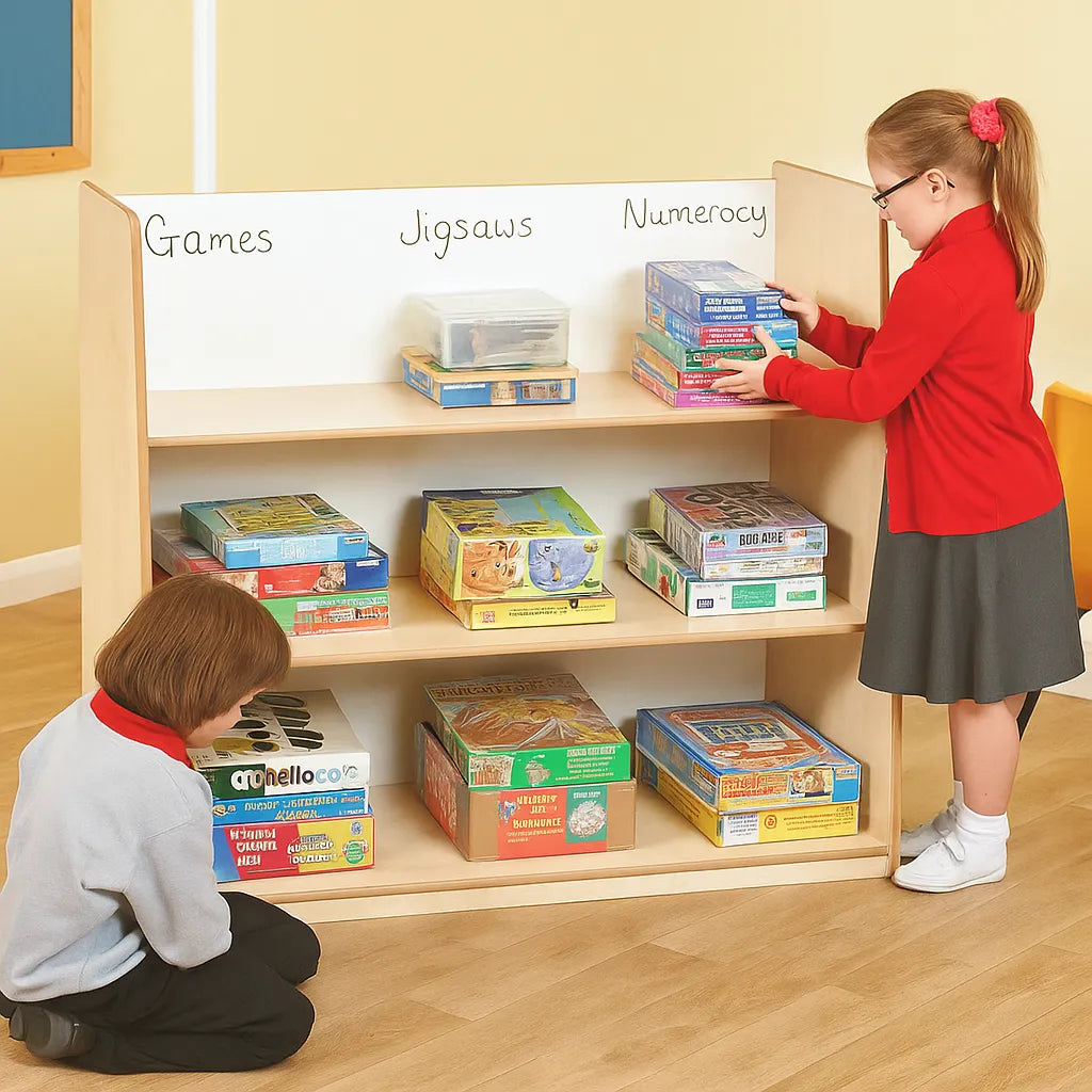 Healdswood Free Standing Shelf with Drywipe-Healdswood Free Standing Shelf with Drywipe