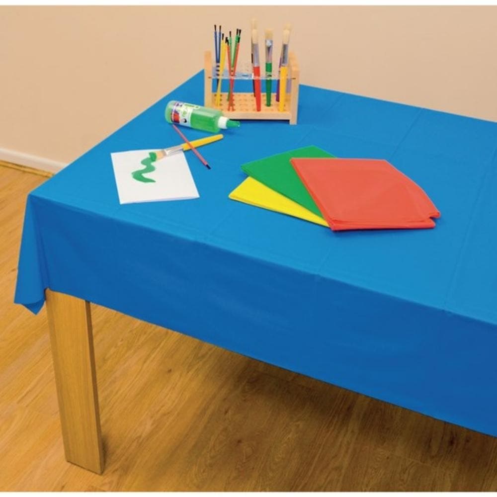 Heavy Duty PVC Splash Mats Pack of 4, Introducing our Heavy Duty PVC Splash Mats, the perfect classroom resource for all your art and craft activities! Crafted with durability in mind, these splash mats are made from heavy-duty PVC material that can withstand the messiest of creative endeavors. Whether it's paint, glue, or any other medium, these mats will protect your floors, tables, or any other surface from accidental spills and stains. Cleaning up has never been easier with our easy-to-wipe clean featur