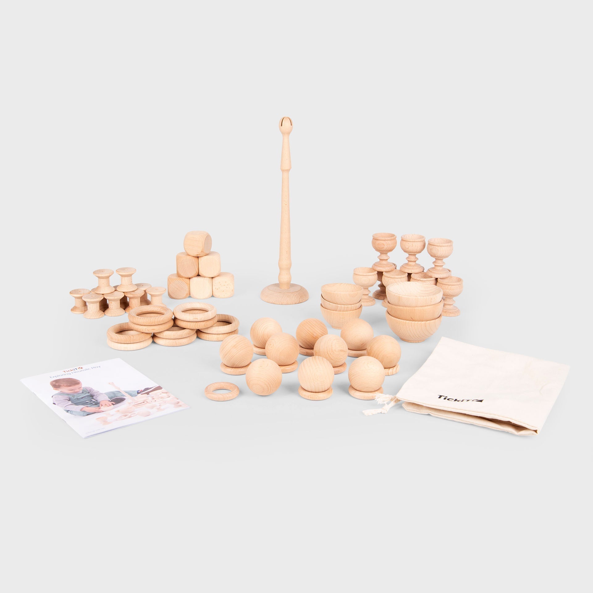 Heuristic Play Starter Set, The Heuristic Play Starter Set is a wonderful opportunity to nourish toddlers’ curiosity about the objects that make up the world around them. The resources which make up this Heuristic Play Starter Set are not objects traditionally thought of as toys for young children, but they provide equally valuable opportunities for stimulating and extending children’s learning. The open-ended nature of the Heuristic Play Starter Set enables all toddlers to explore and investigate in their 