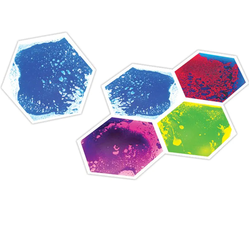Hexagon Liquid Floor Tile (Set Of 4)-Hexagon Liquid Floor Tile (Set Of 4)