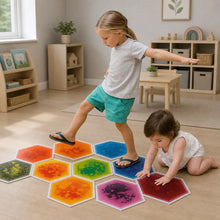 Hexagon Liquid Floor Tile (Set Of 4)-Hexagon Liquid Floor Tile (Set Of 4)