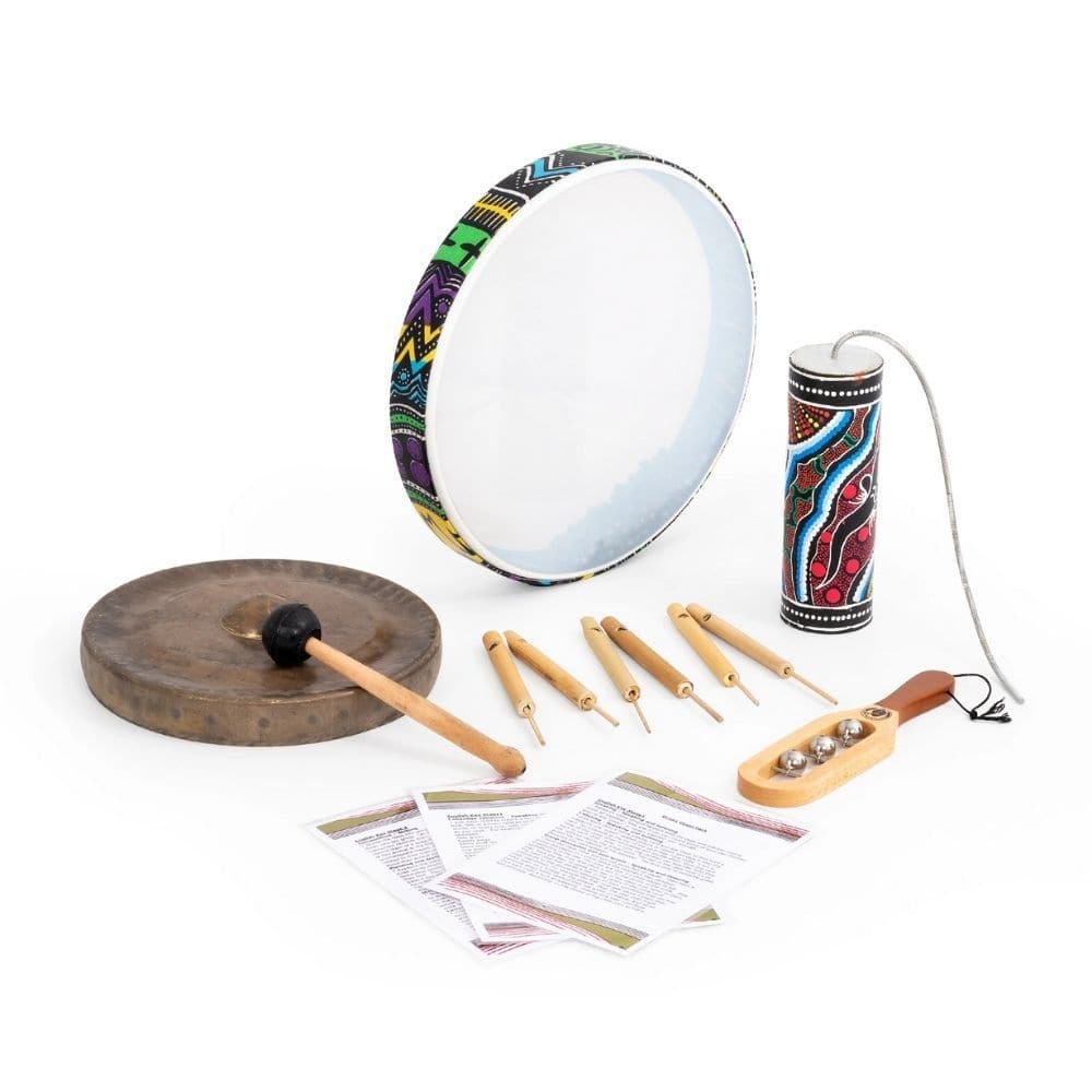 Honestly Made Ocean quest pack, Discover the sounds of the sea with this ocean quest pack from the Percussion Plus Honestly Made range. Create the crash of ocean waves, a rumble of thunder and the call of birds overhead - all with this pack. Perfect for use in the classroom, allow your students to experiment with the instruments and create their own sound scape. This pack also includes 20 ‘teachers help’ activities to help and inspire, focussing on KS1&2. This Ocean Quest pack is sourced using Fair trade pr