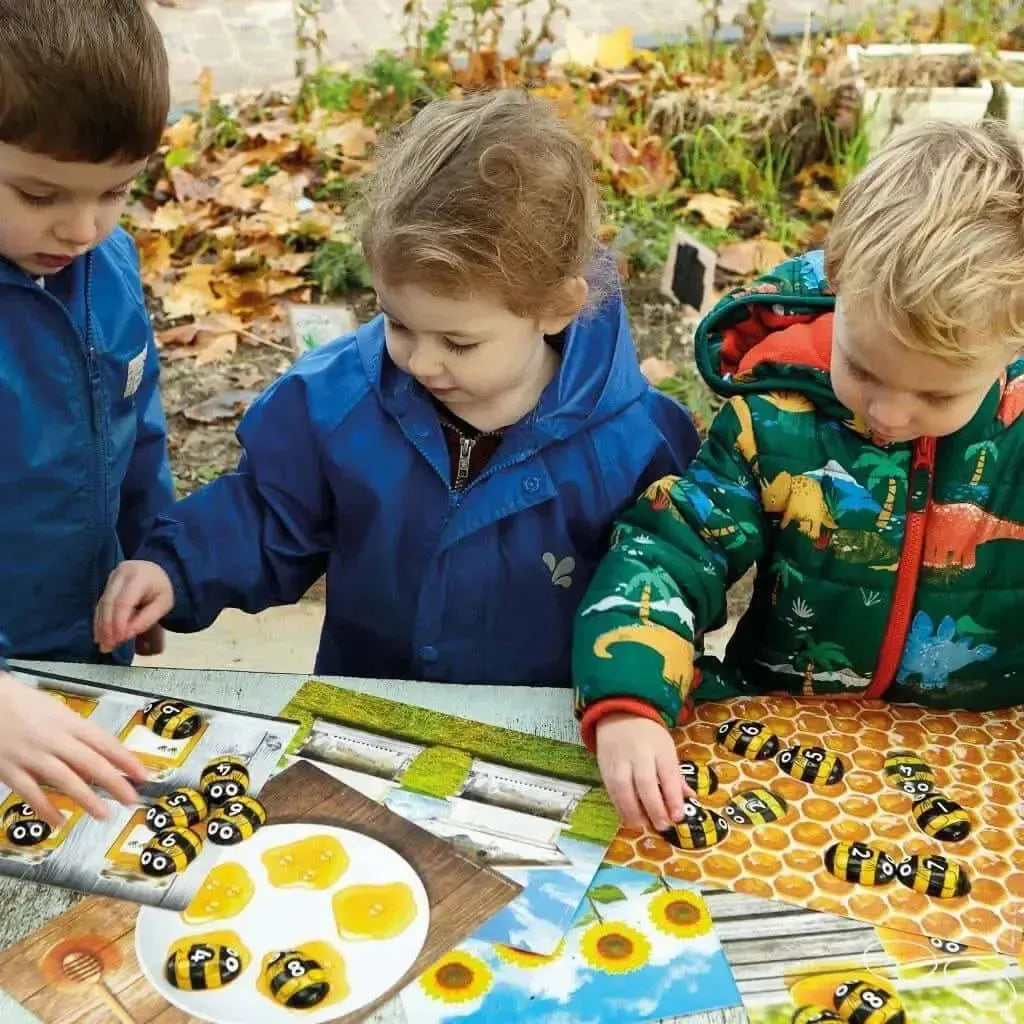 Honey Bee Number Stones-Honey Bee Number Stones
