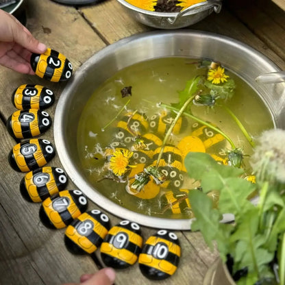 Honey Bee Number Stones-Honey Bee Number Stones