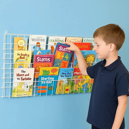 Horizontal Wall Book Rack-Horizontal Wall Book Rack