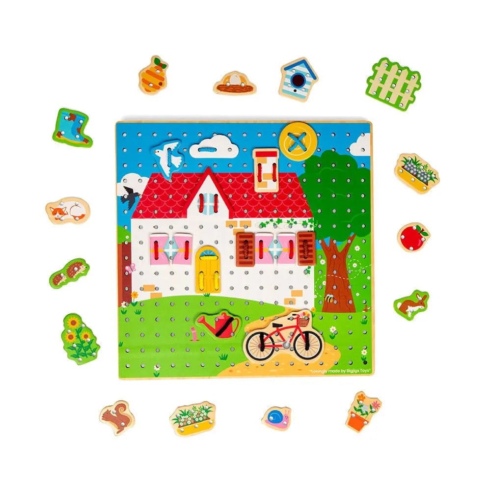 House Lace-A-Shape-House Lace-A-Shape