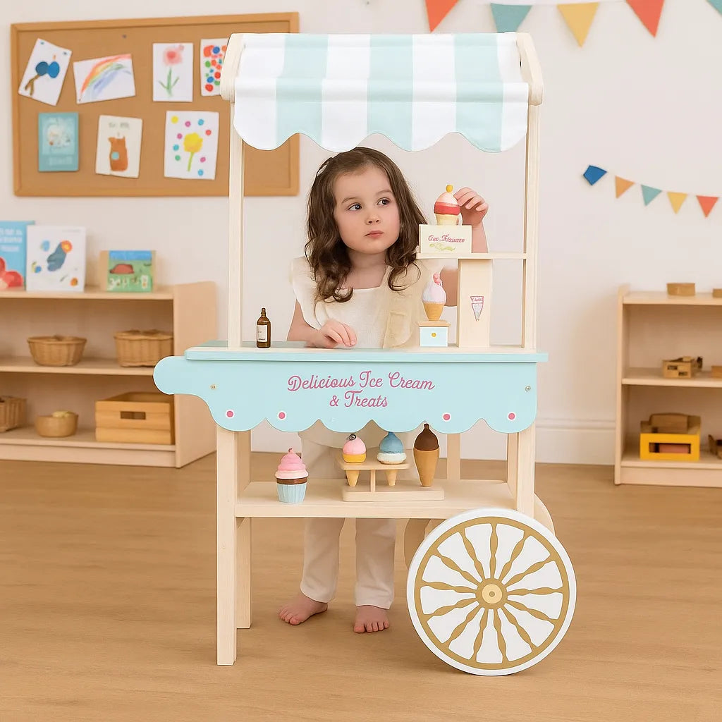 Ice Cream Trolley Market Stall