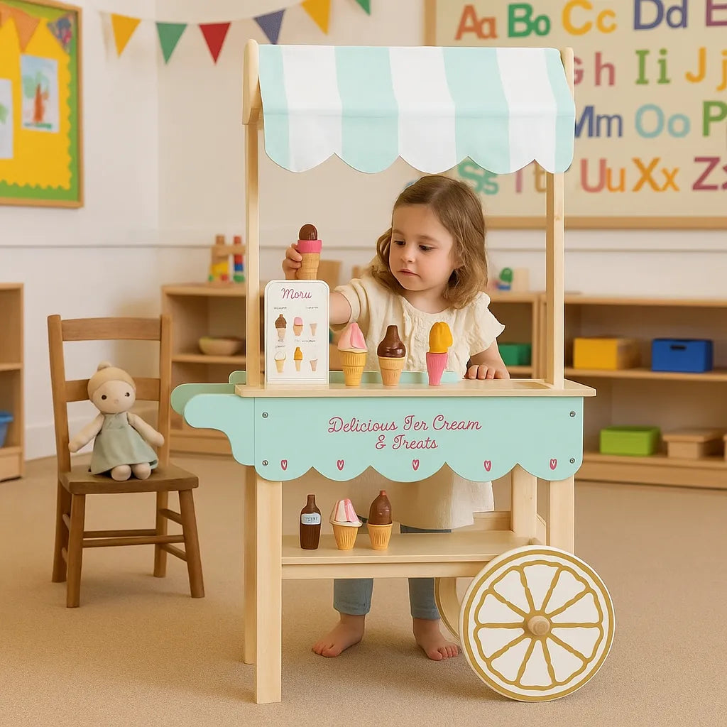 Ice Cream Trolley Market Stall