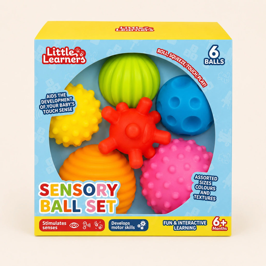 6 Pack Mixed Sensory Ball Set