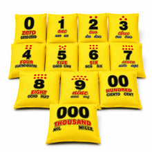 Numbered Bean Bags