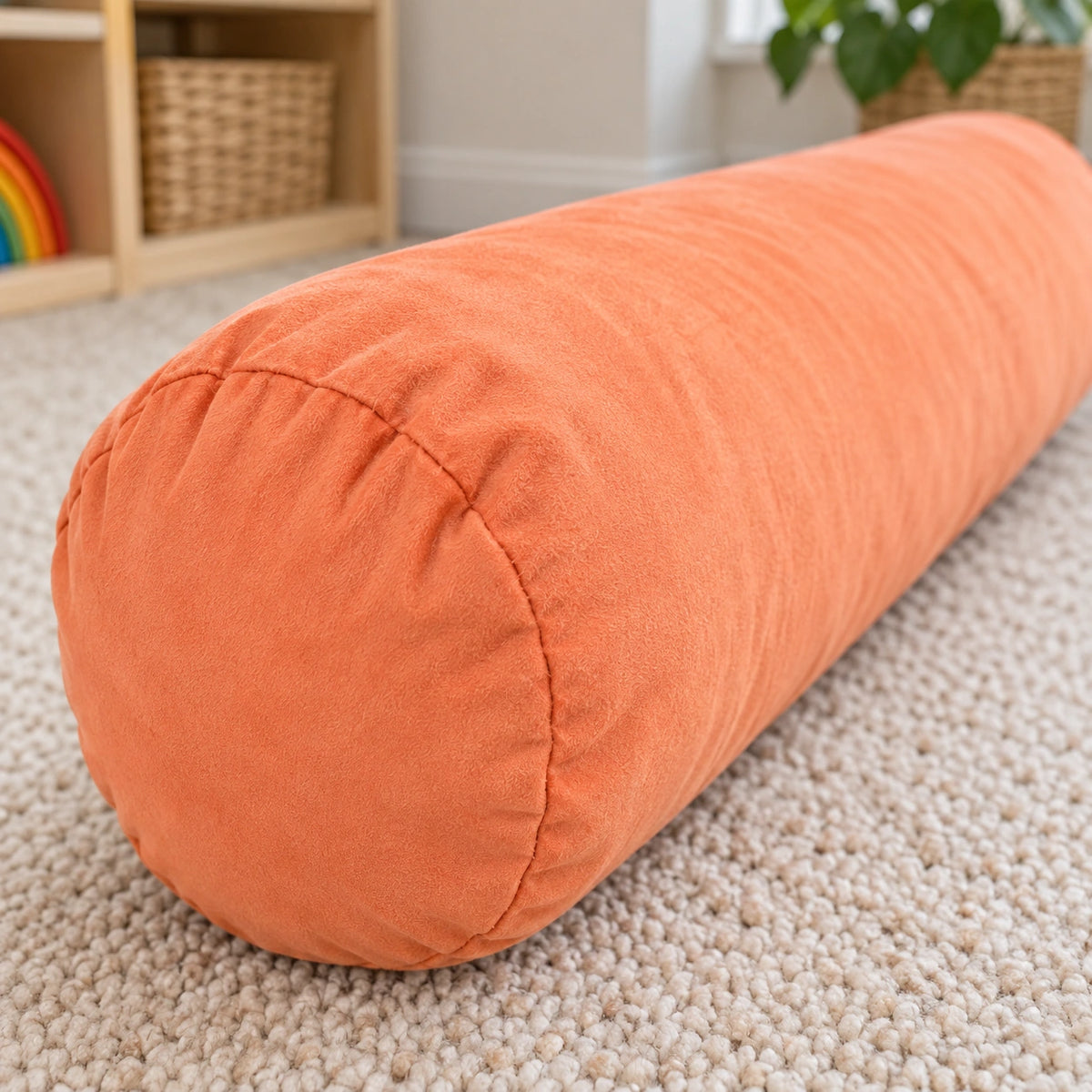 Inclu Squidgy Support Roll – faux suede and end seam detail