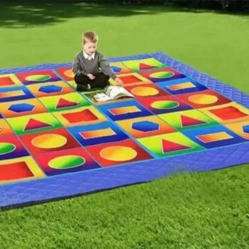 Indoor Outdoor Geometric Mat 3000 x 3000mm-Indoor Outdoor Geometric Mat 3000 x 3000mm