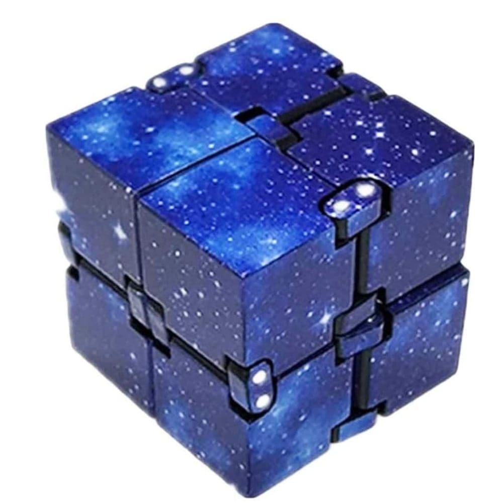 Infinity Cube Fidget Toy, The infinity cube fidget toy is a high quality fidget toy that provides hours of endless fun. The Infinity Cube Fidget Toy flip and fold in an almost infinite and fascinating way. Use the Infinity Cube Fidget Toy to improve fine motor skills or just keep hands and fingers engaged. The Infinity Cube Fidget Toy is sturdy and great for use by older children and adults. Use it with one hand whilst the other is engaged on a task or use both hands to flip and fold endlessly. The cube mea