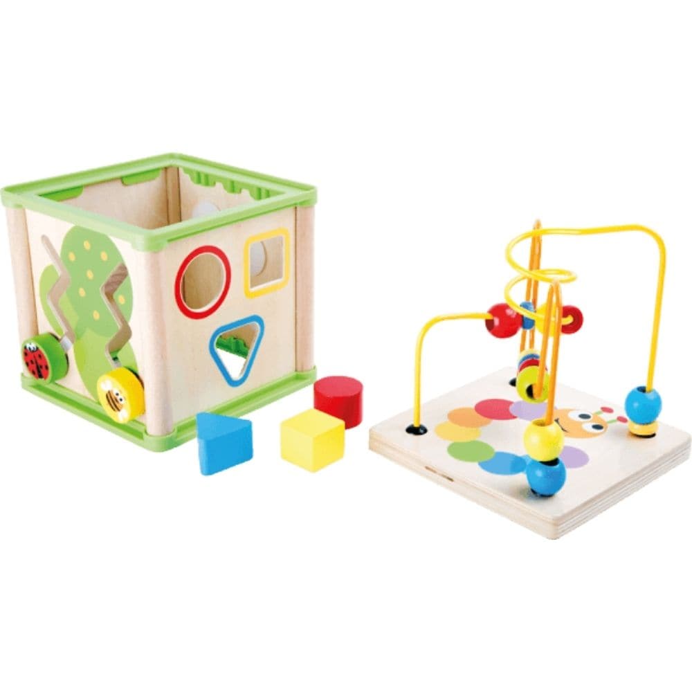 Insect Motor Skills Training Cube, If there isn´t much space in the playroom and not much space to play, this functional insect themed motor skills training cube is ideal. The Insect Motor Skills Training Cube has a motor skills training loop that can be taken off, cog wheels, a clock and and a puzzle game, it playfully trains the child´s fine motor skills and concentration Looking for a toy that will keep your child entertained while also helping them develop essential skills? Look no further than the Inse